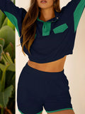 PatchPop Duo: Chic Color Block 2-Piece Set