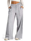 Drawstring Wide Leg Pants