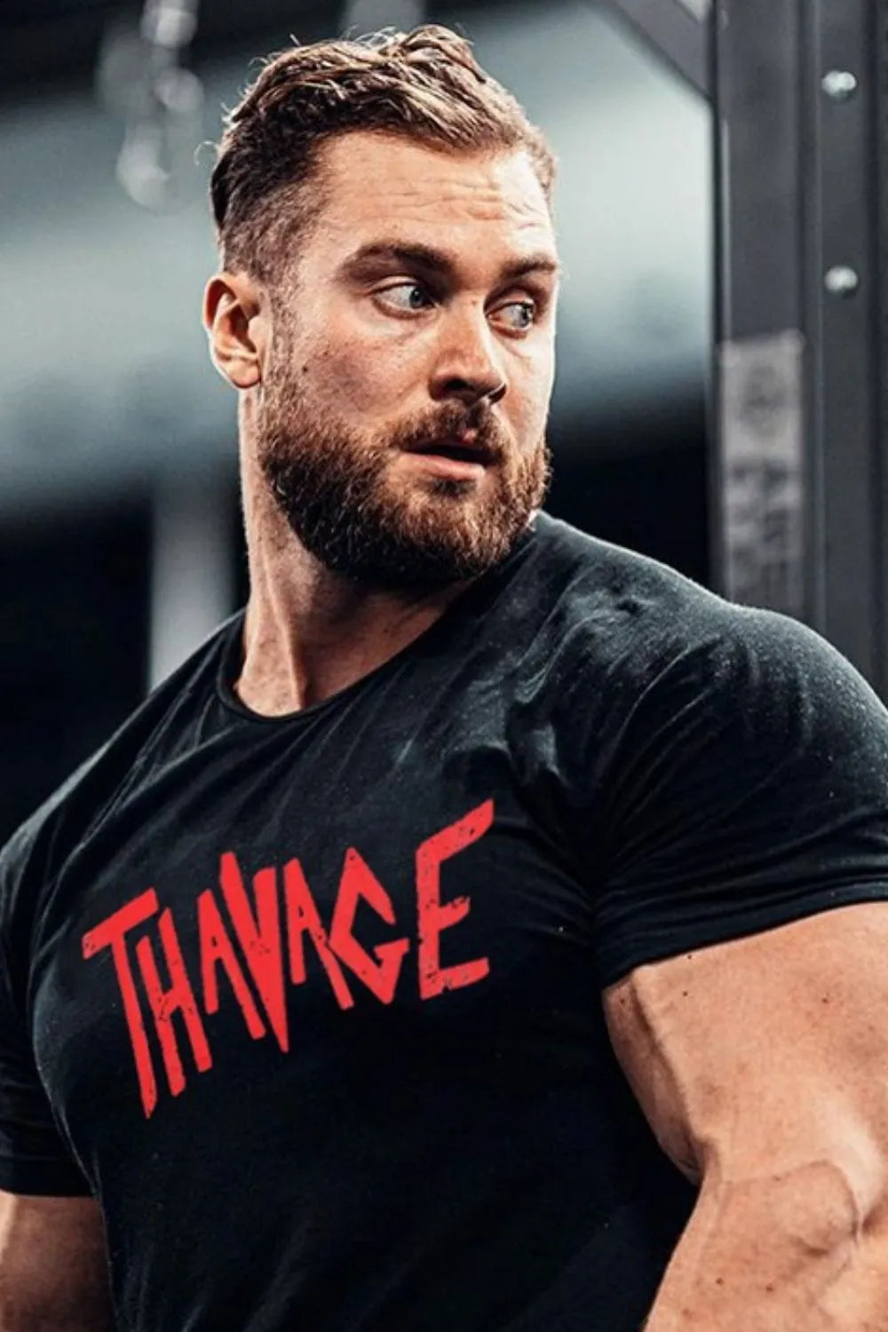 Men's Plus Size Letter Graphic Round Neck Short Sleeve T-Shirt