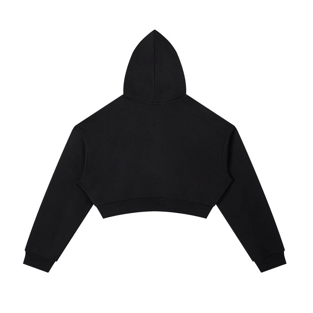 Loki & Ivy Essential Cropped Zip-Up Hoodie