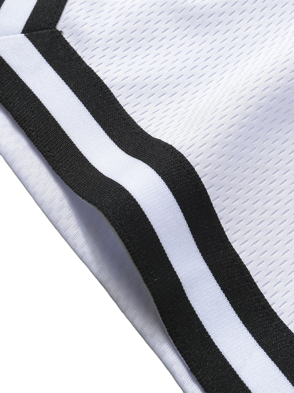 Loki & Ivy Classic Stripe Trim Basketball Shorts