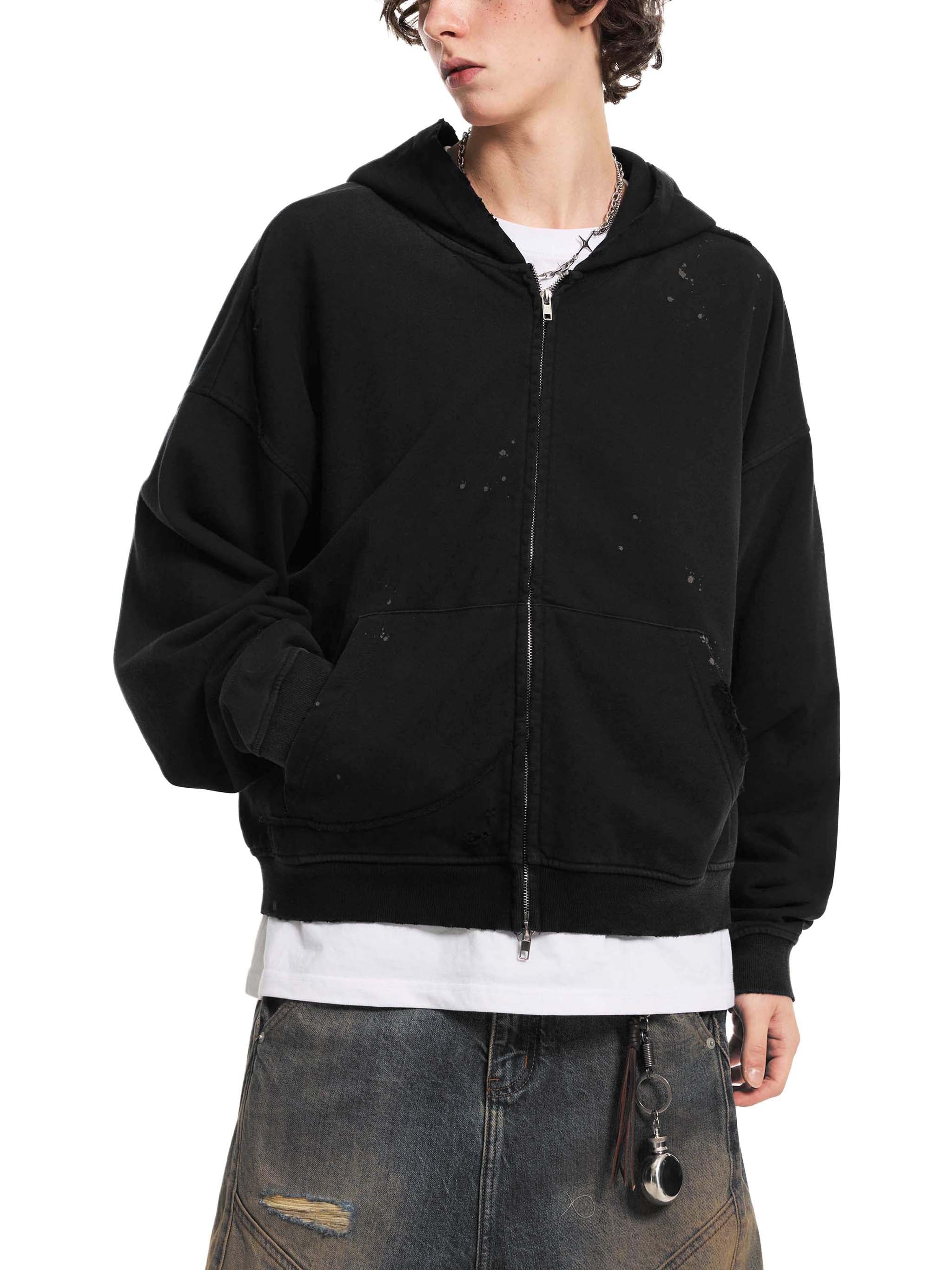 Loki & Ivy Men's Vintage Zip Hoodie