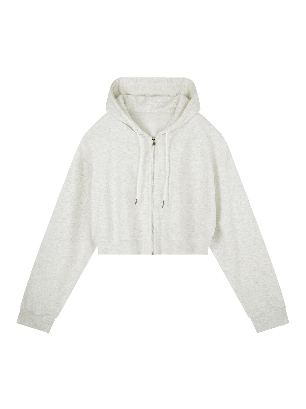 Loki & Ivy Essential Cropped Zip-Up Hoodie