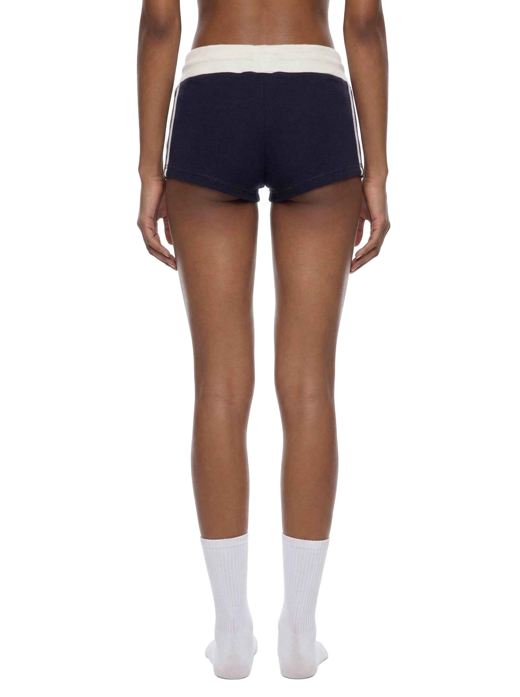 Loki & Ivy Women's Contrast Stripe Track Shorts