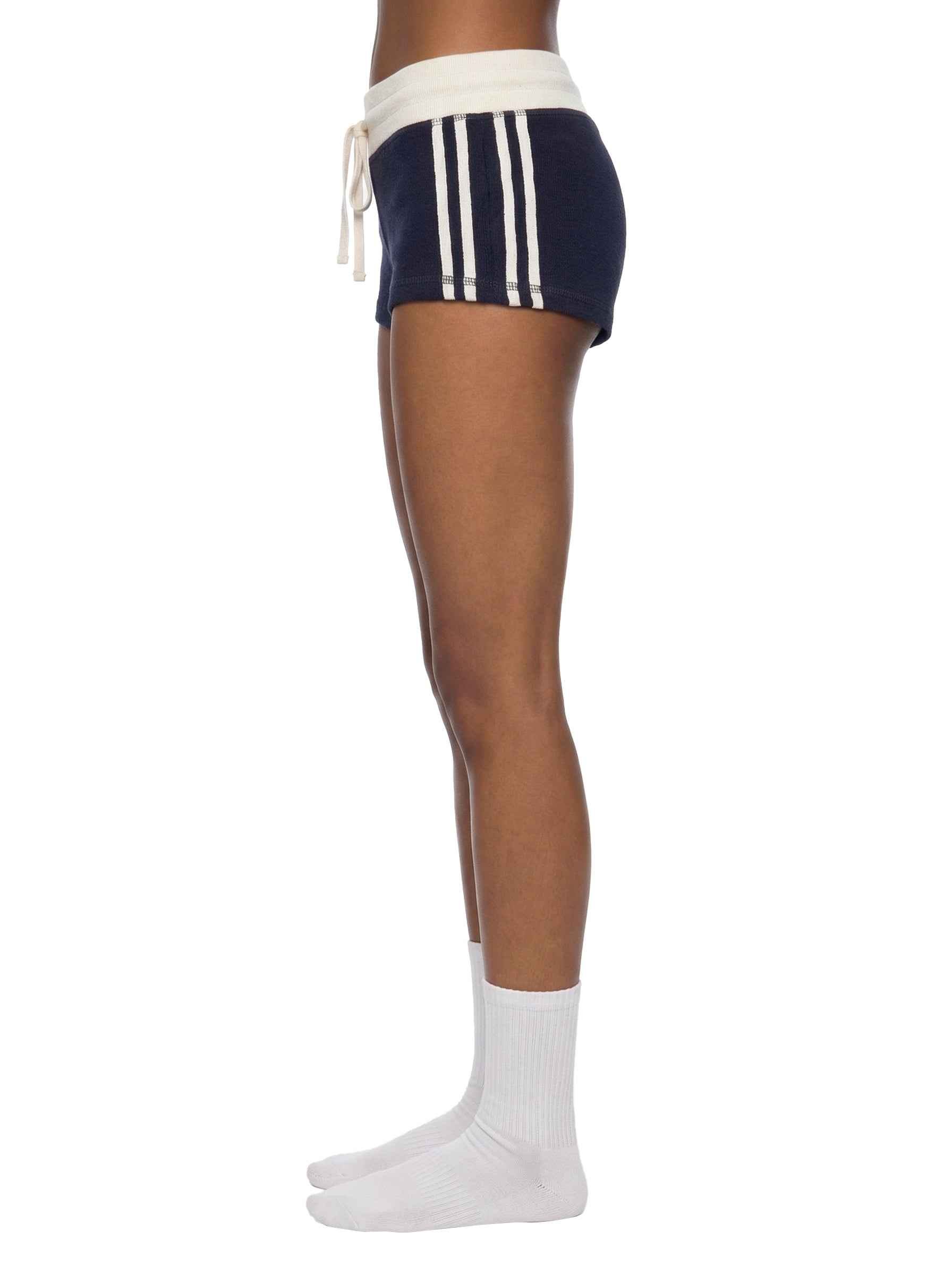 Loki & Ivy Women's Contrast Stripe Track Shorts