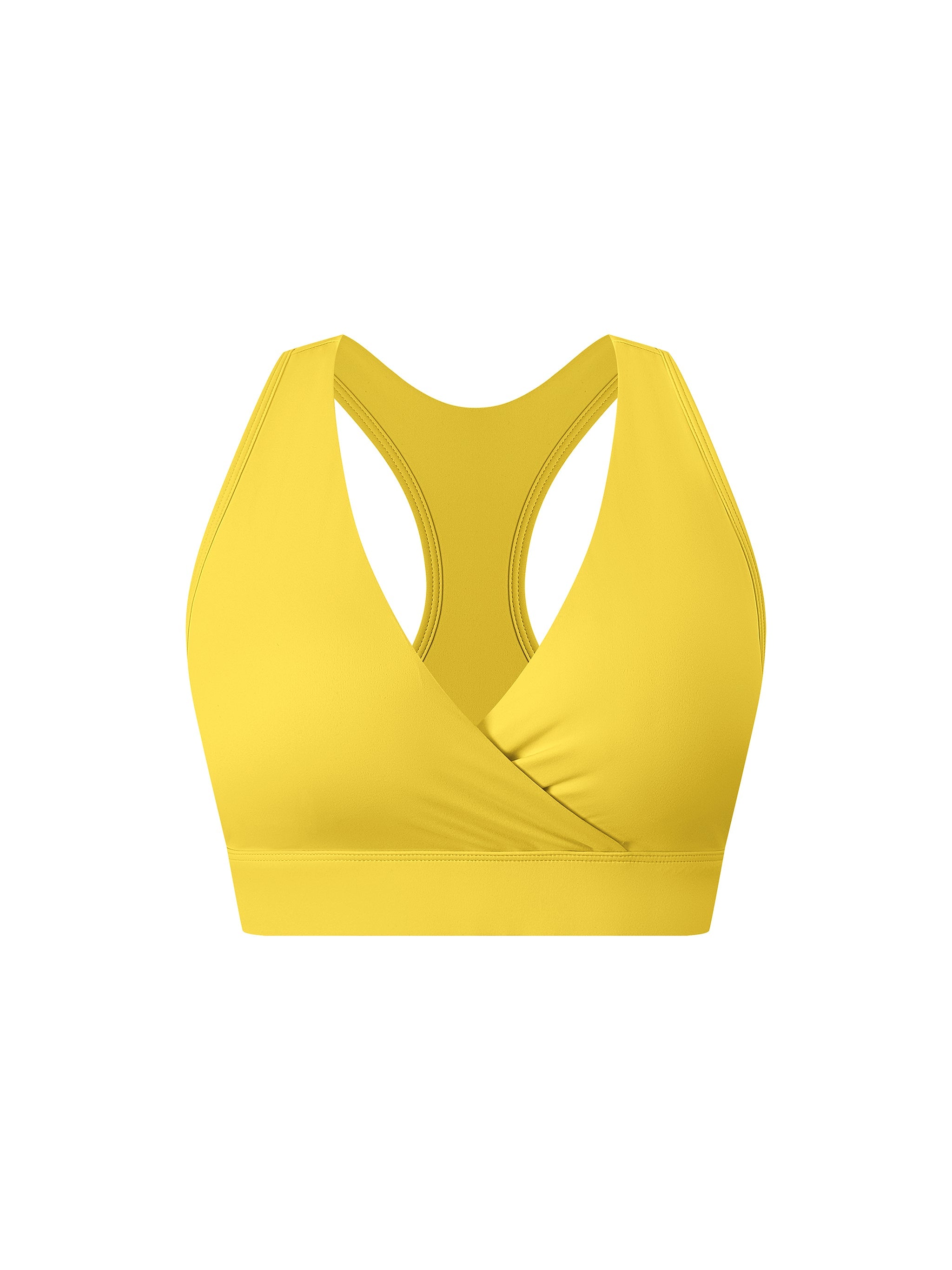 Loki & Ivy Women's Crossover V-Neck Sports Bra