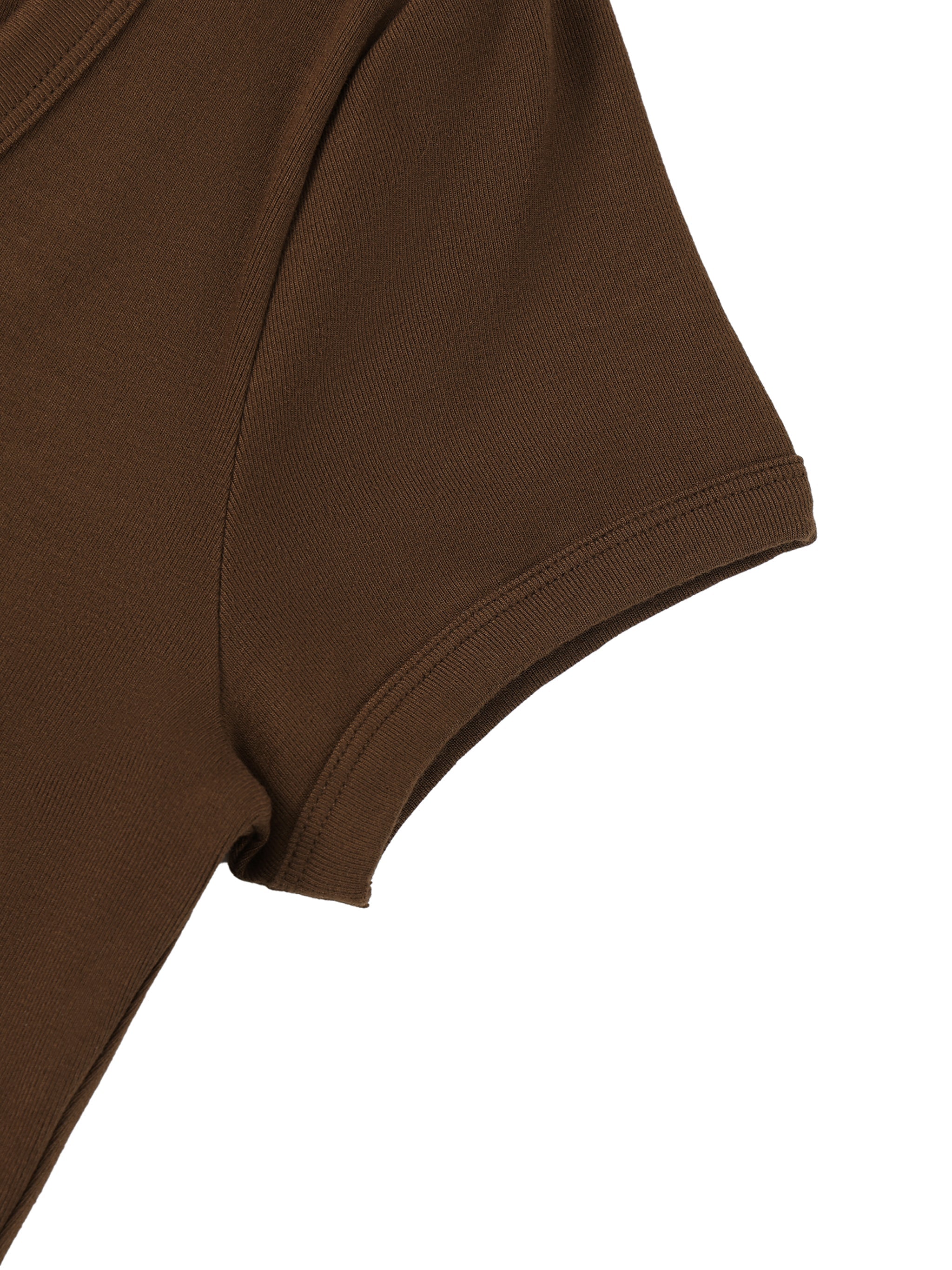 Loki & Ivy Women's Solid Color Slim Crop T-Shirt