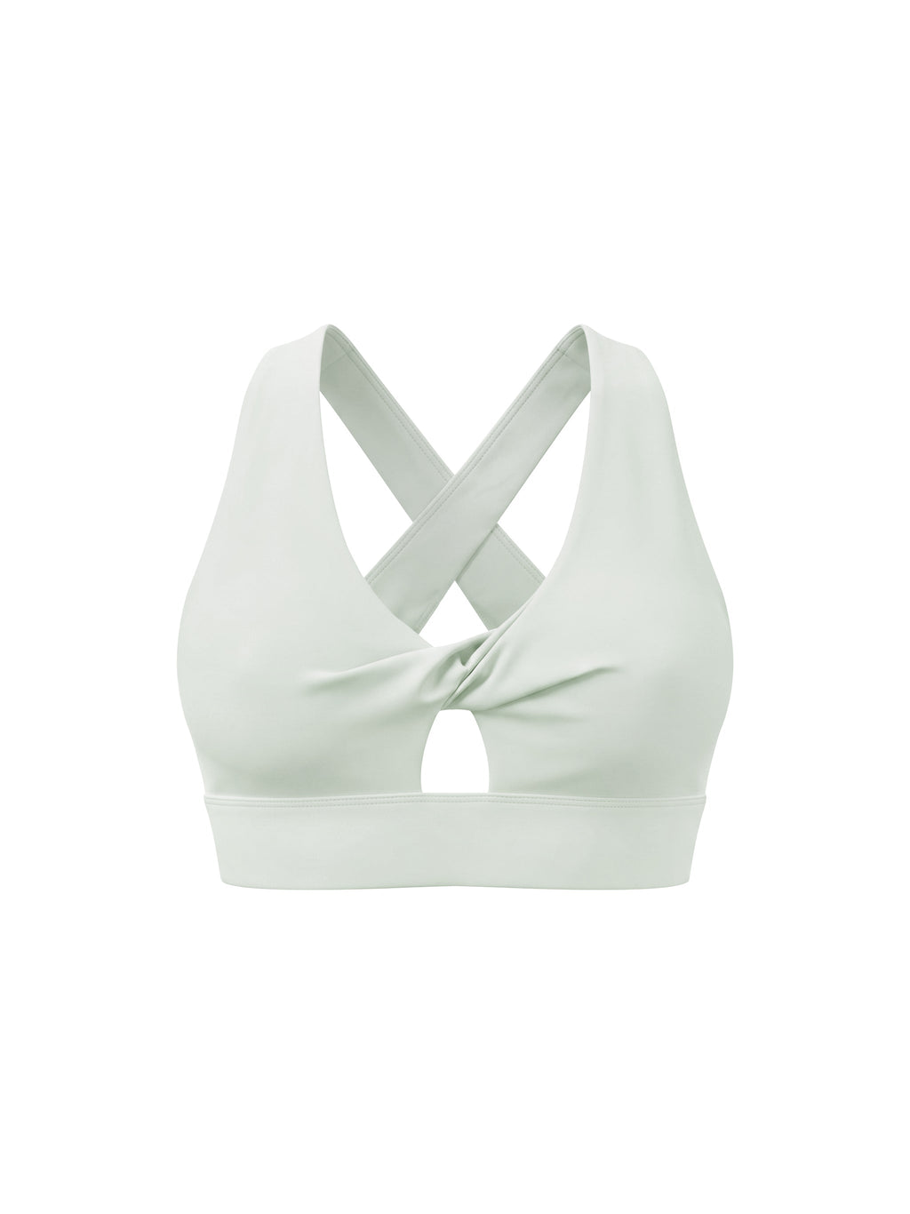 Loki & Ivy Women's Twist Front V-Neck Sports Bra