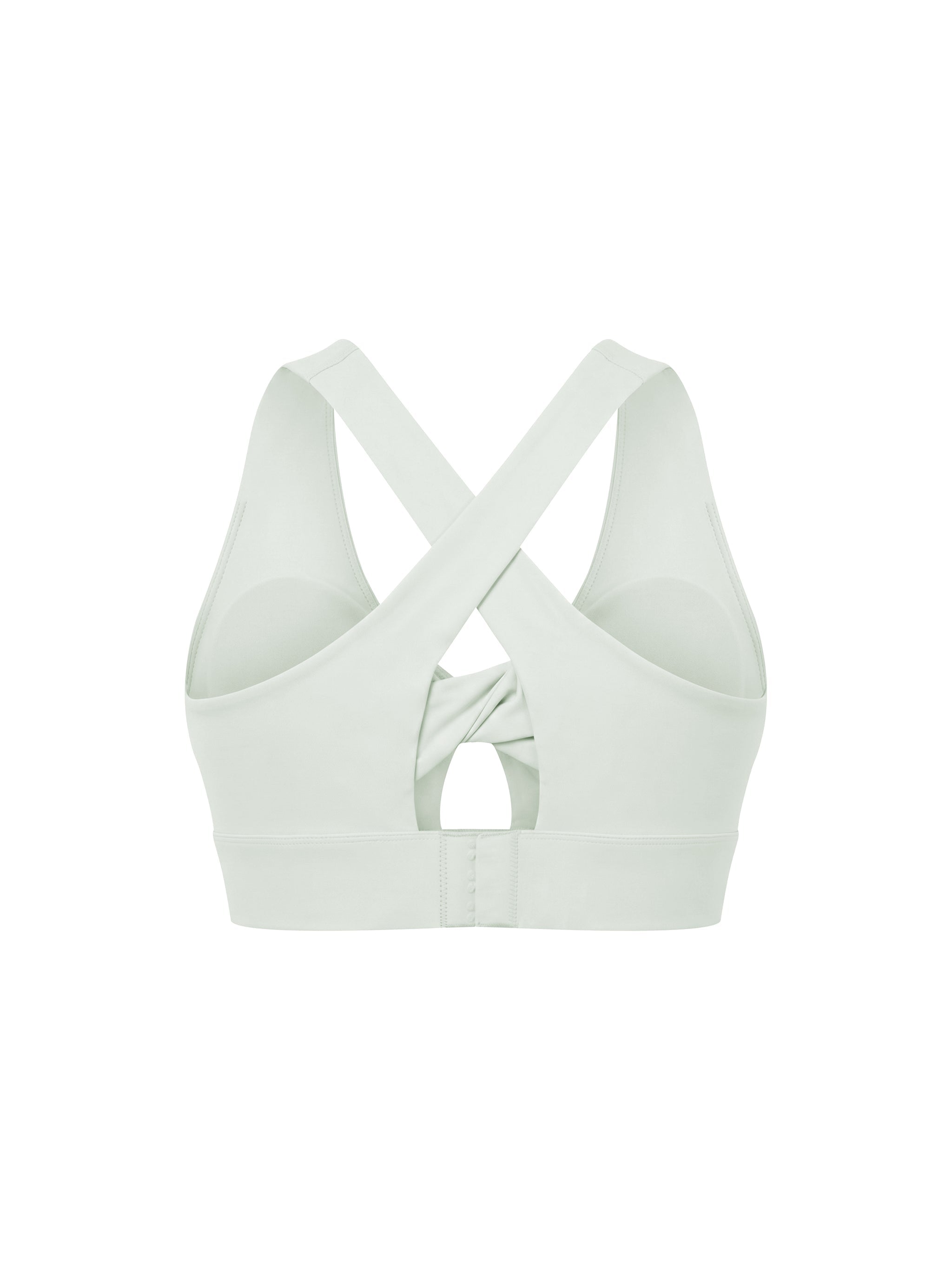 Loki & Ivy Women's Twist Front V-Neck Sports Bra
