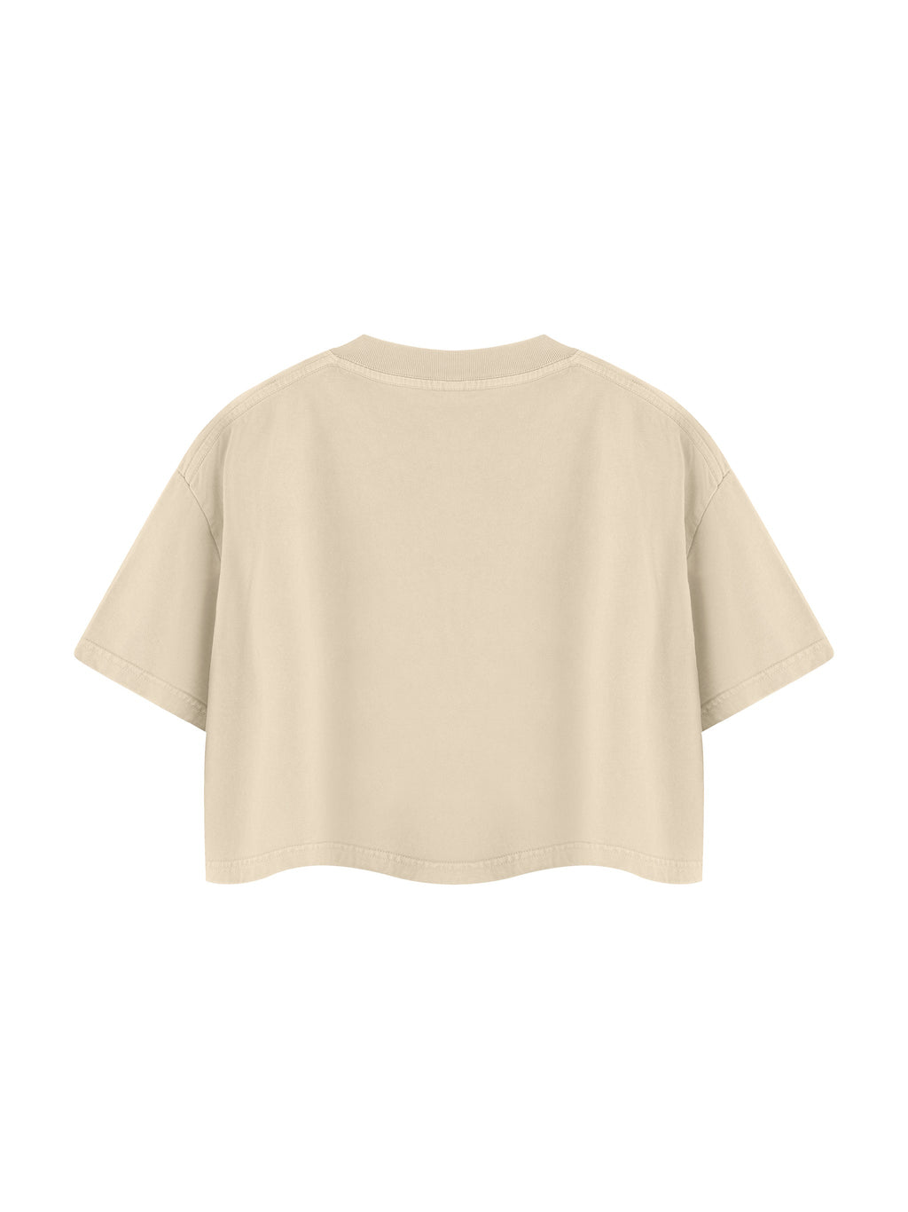 Loki & Ivy Women's Mineral Wash Cotton Crop T-Shirt