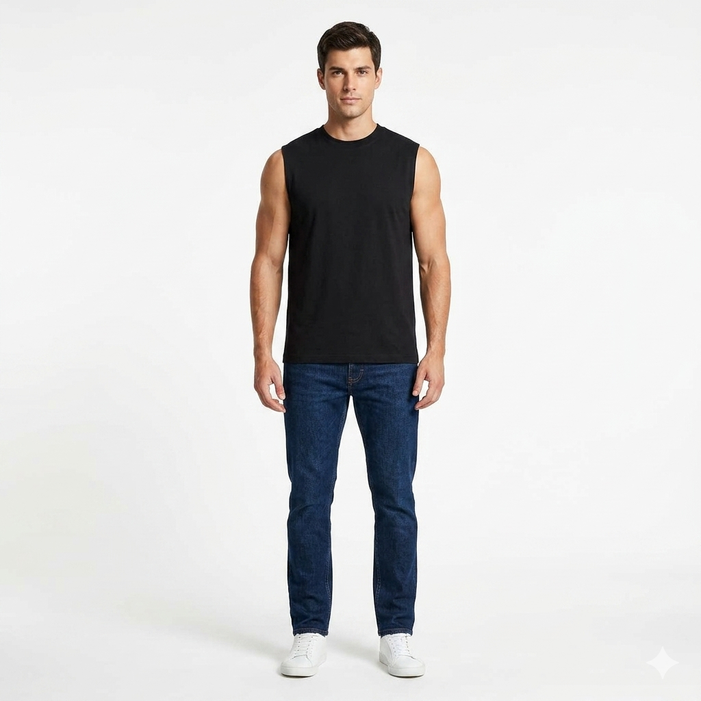 Loki & Ivy Men’s Oversized Cotton Tank Top