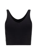 V Neck Organic Cotton Crop Tank