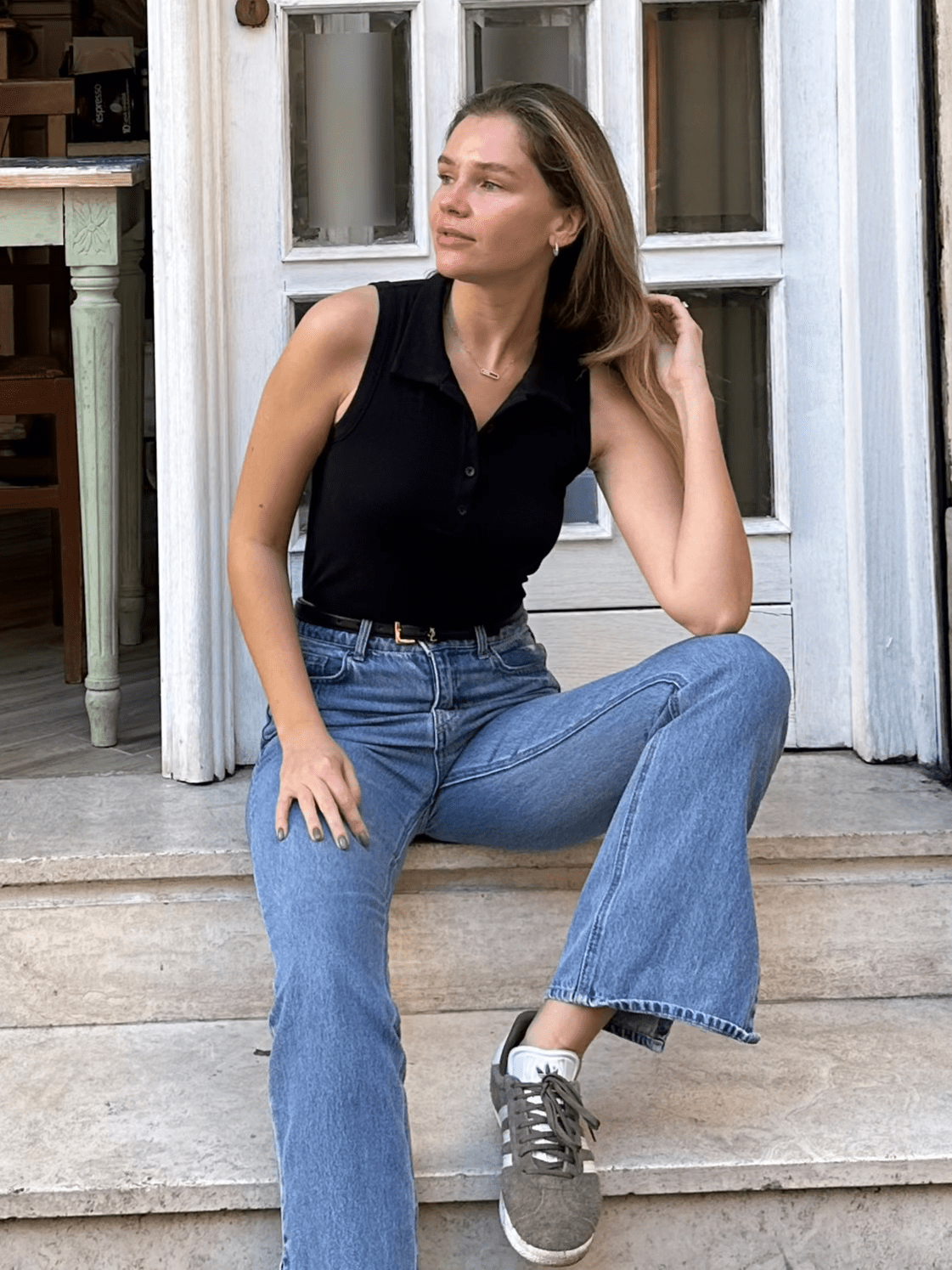 Lexy Organic Cotton Polo Tank