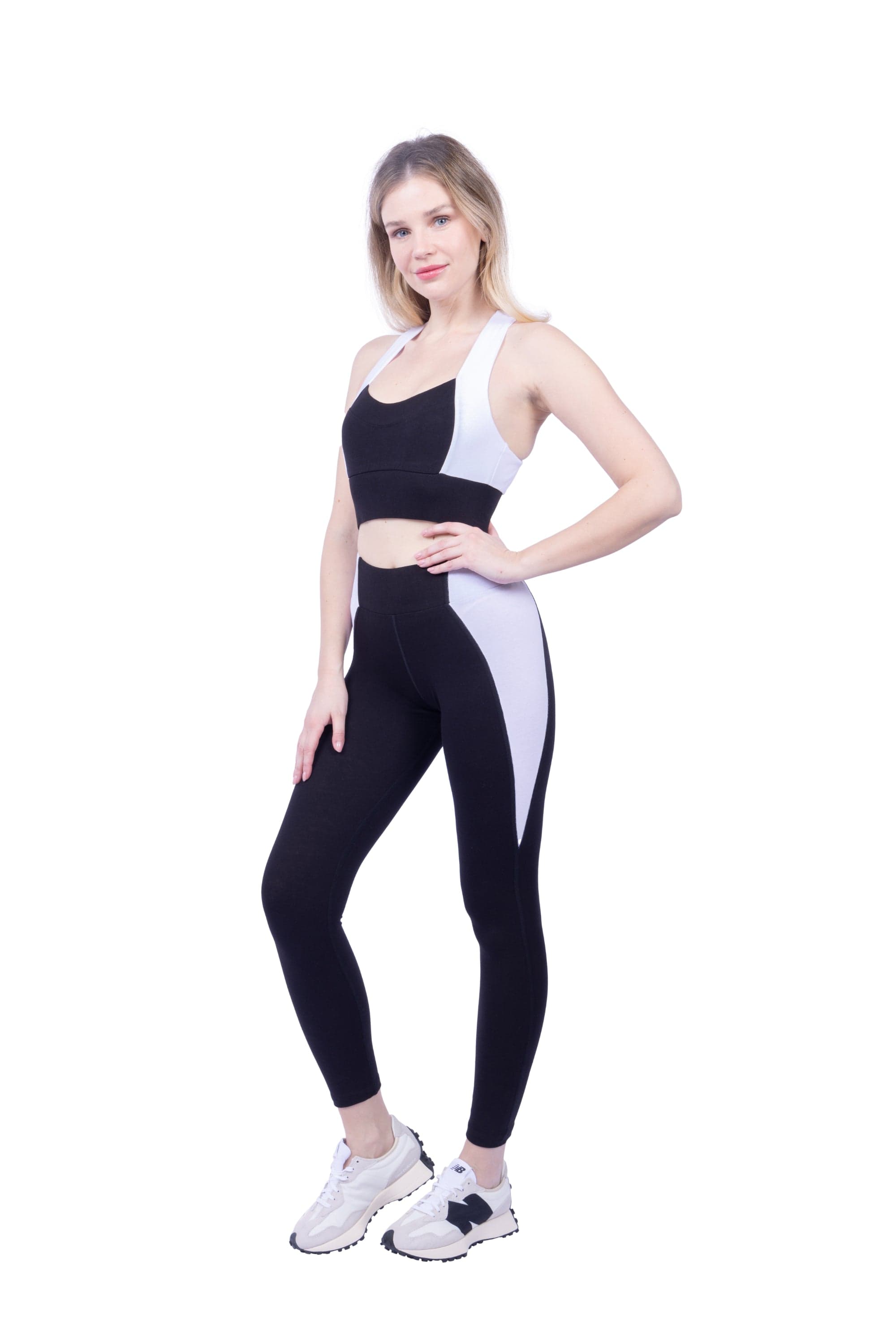 Neda Colorblock Organic Cotton High Waisted Legging