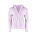 Khloe Cotton V-Neck Henley - Quartz