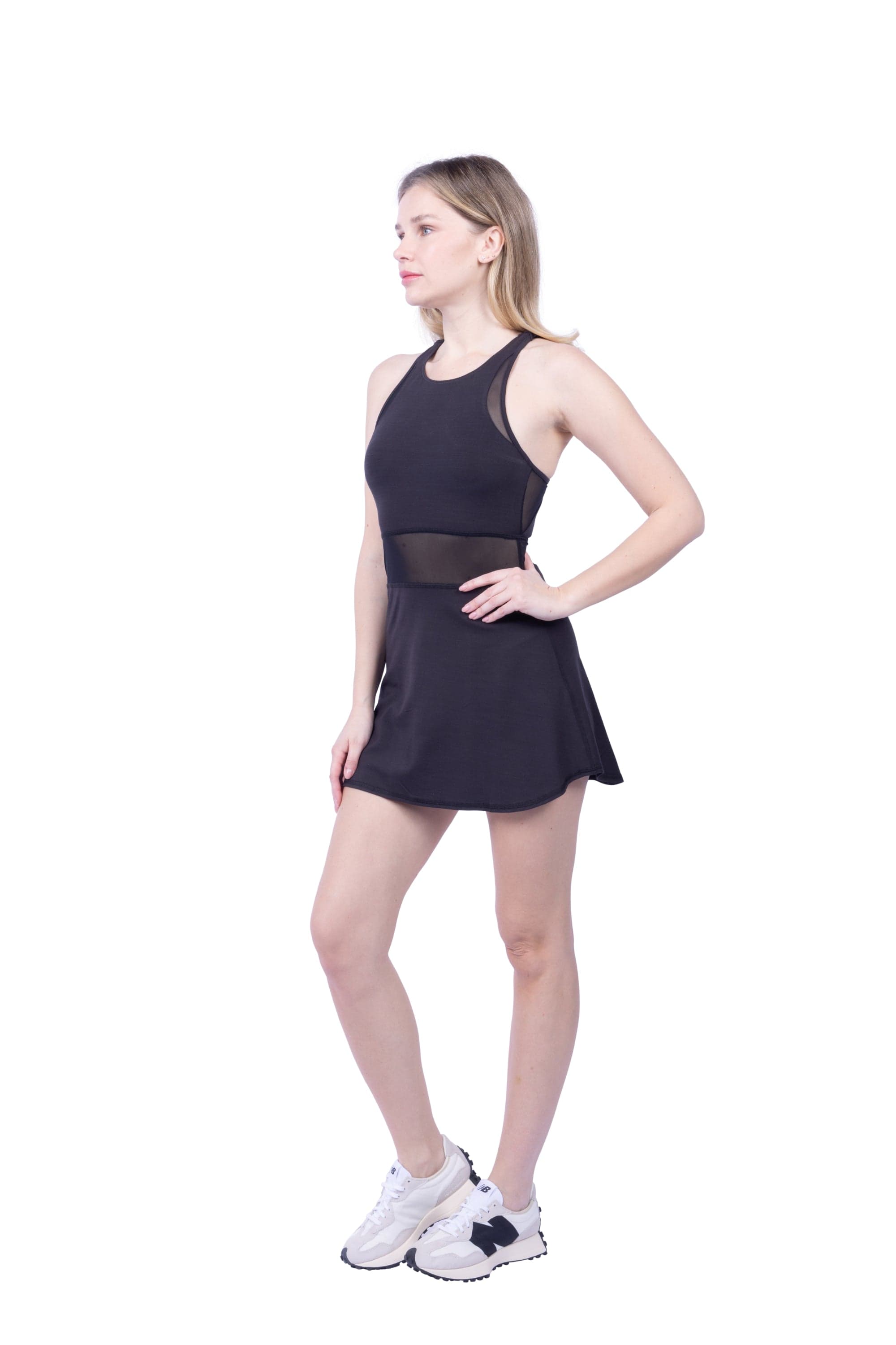 Leena Organic Cotton & Mesh Sport Dress