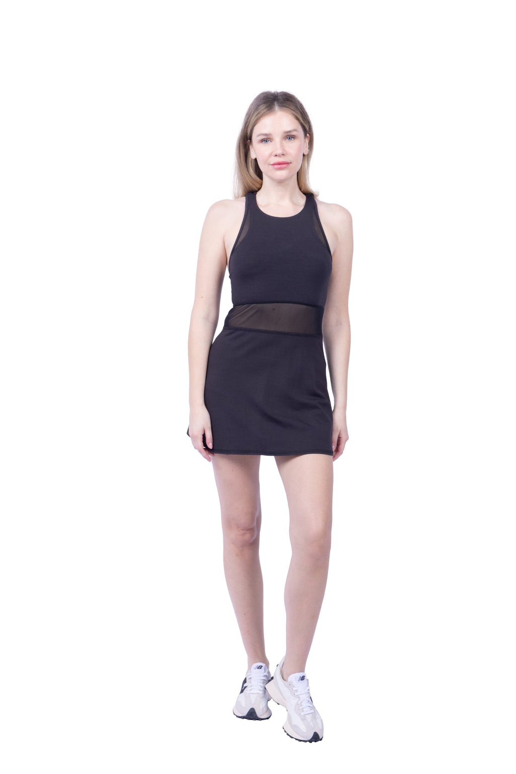 Leena Organic Cotton & Mesh Sport Dress