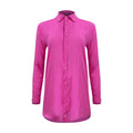 Naomi Linen Tunic Blouse - Pink Aster