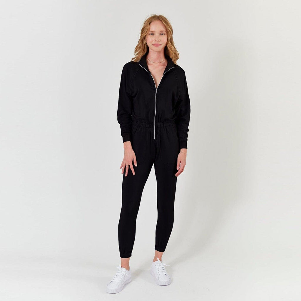 Restore Soft Terry Jumpsuit - Black