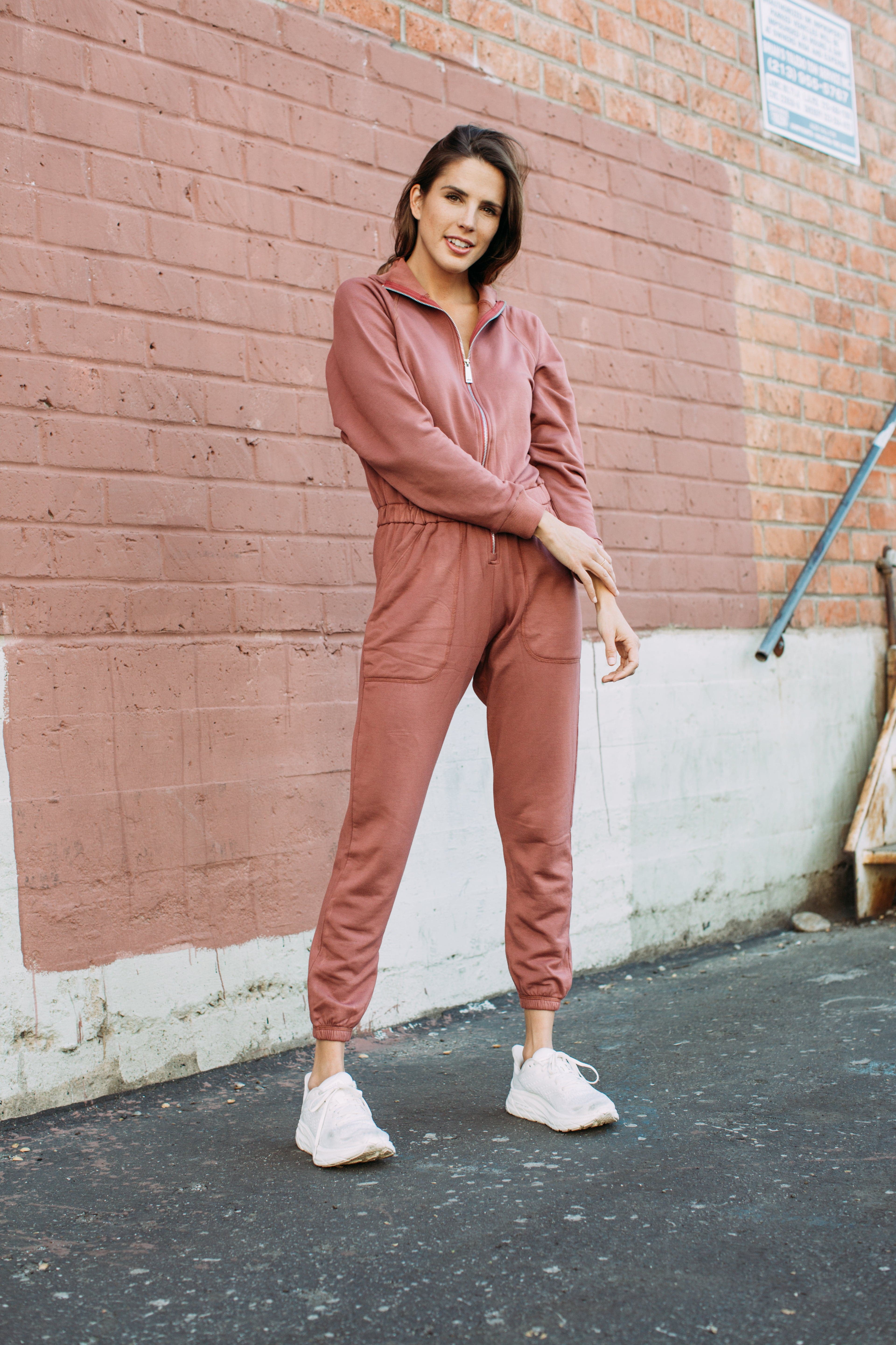 Restore Soft Terry Jumpsuit - Marsala