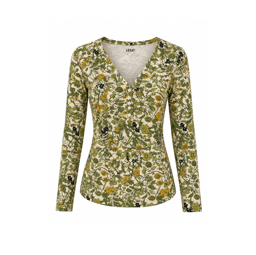 Monroe Organic Cotton Henley Long Sleeve