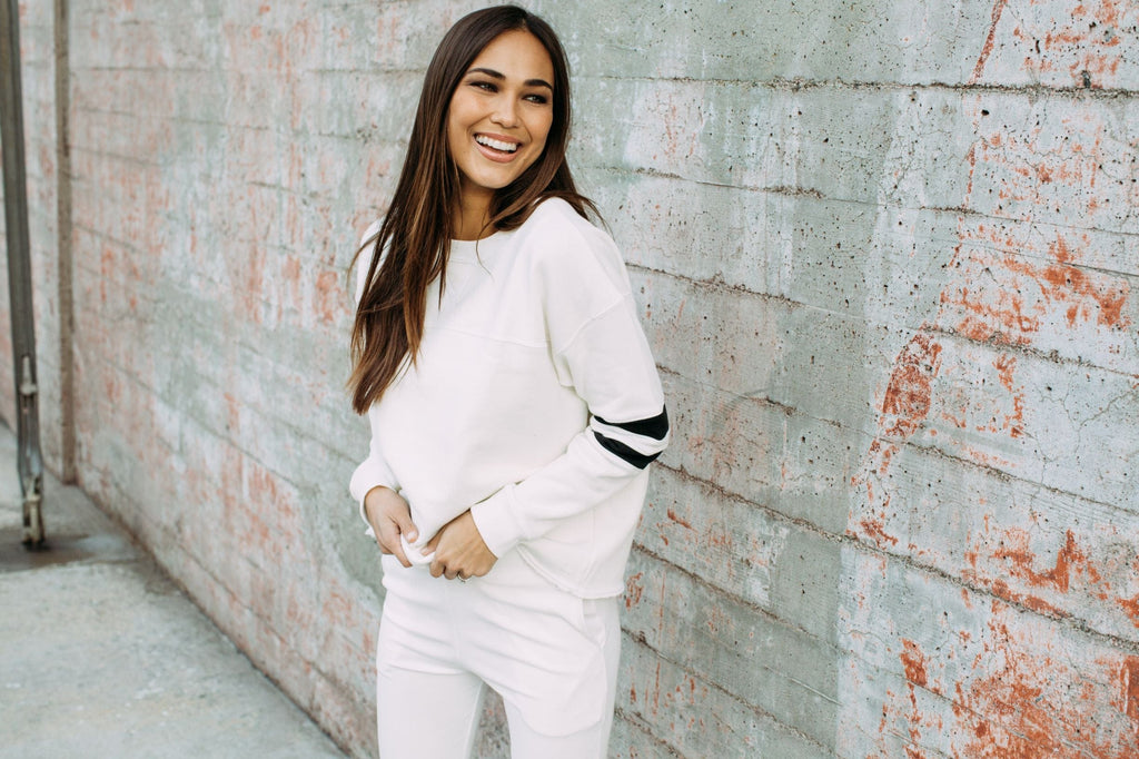 Gilda Organic Cotton Varsity Sweatshirt