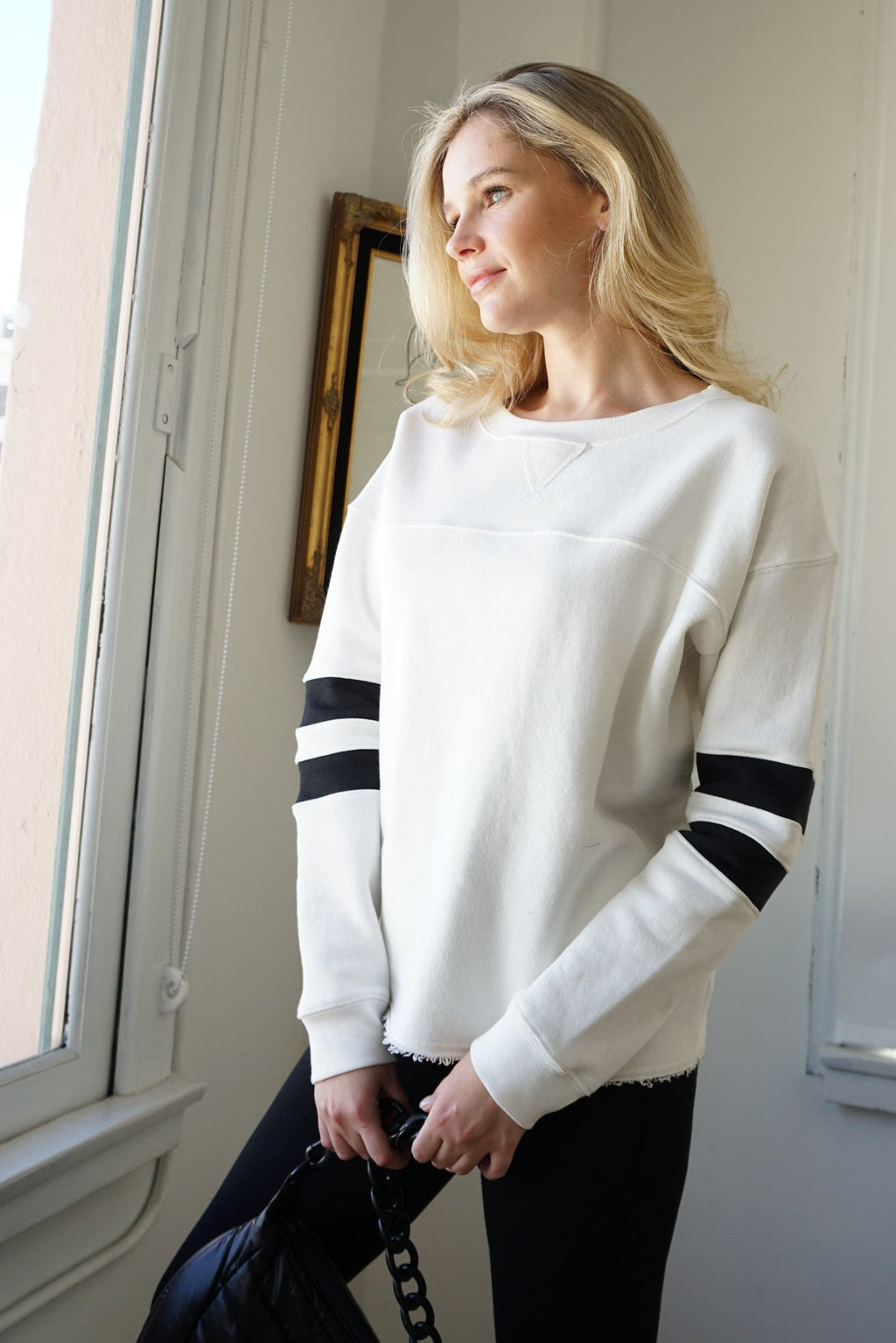 Gilda Organic Cotton Varsity Sweatshirt