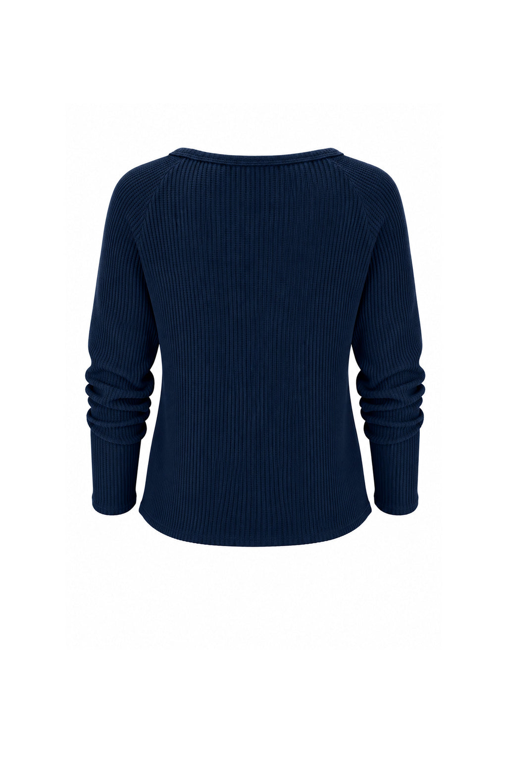 Jules Waffle Knit Organic Cotton V-Neck Pullover