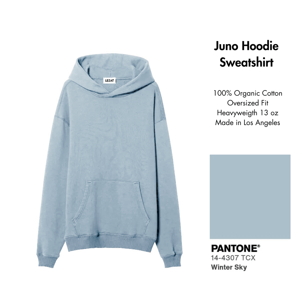 Juno Organic Cotton Oversized Heavyweight Hoodie Sweatshirt