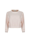 Ivy Boxy Cropped Modal Pullover - Rose Quartz