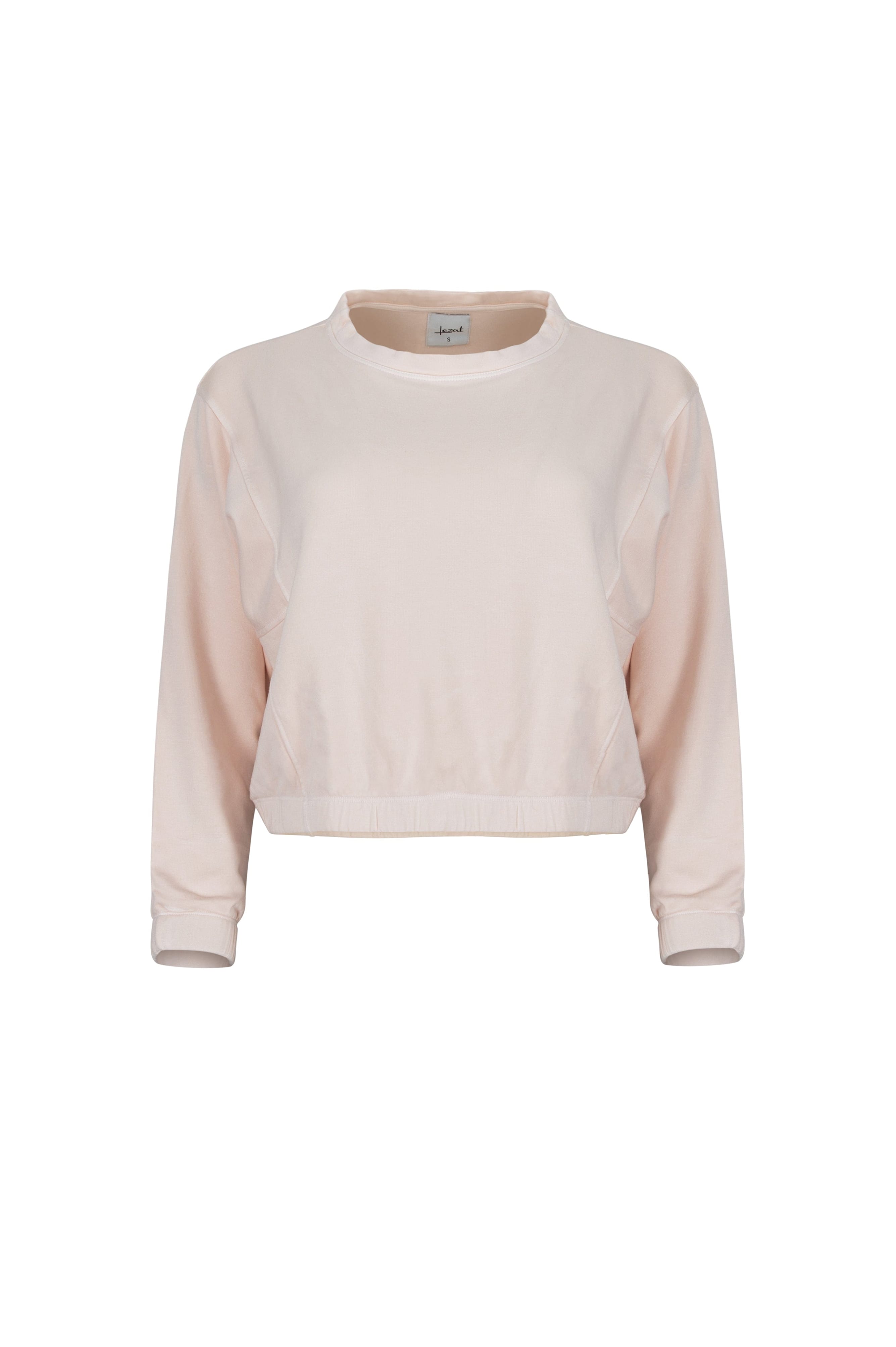Ivy Boxy Cropped Modal Pullover - Rose Quartz