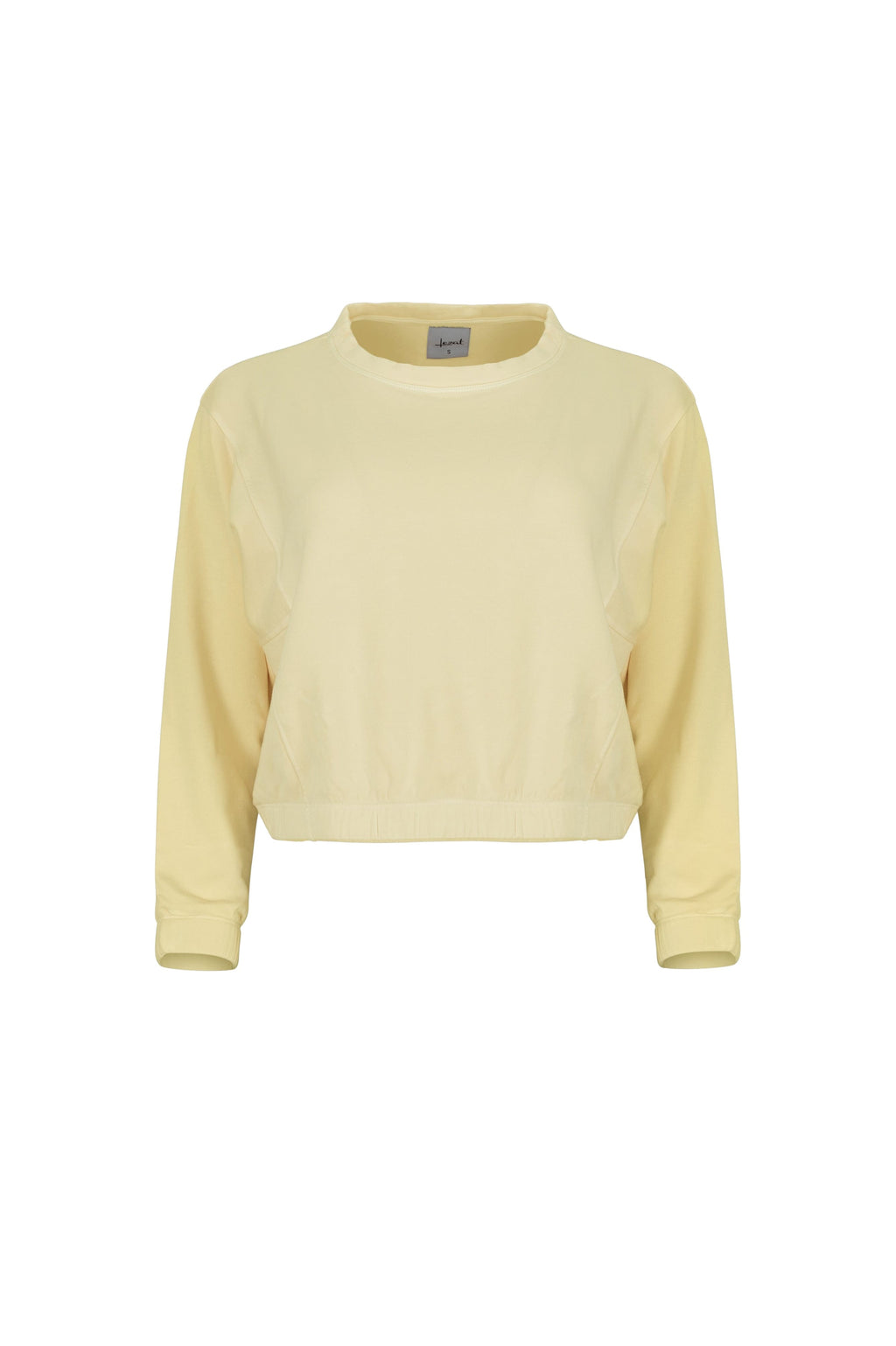 Ivy Boxy Cropped Modal Pullover - Sunny