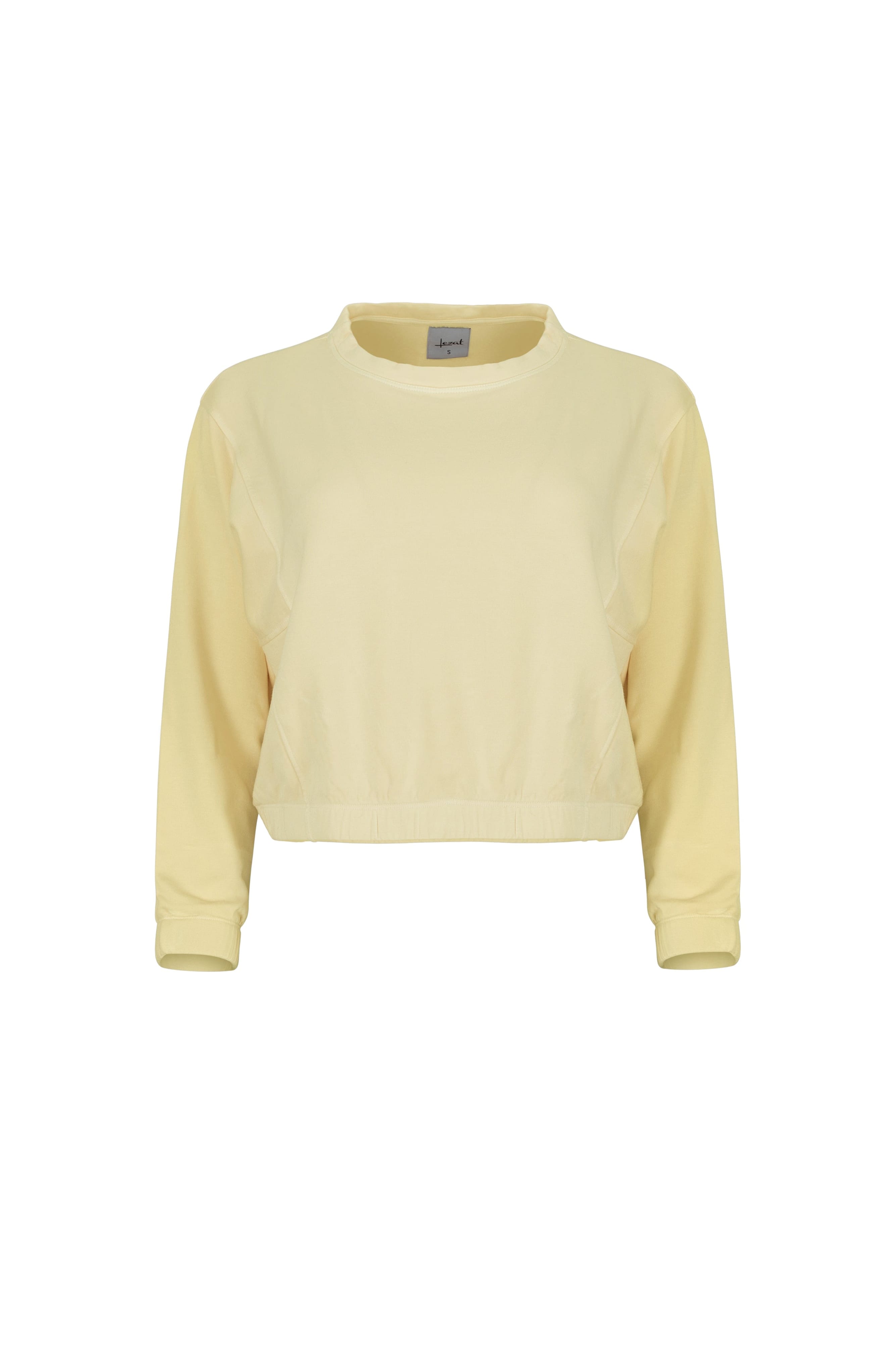 Ivy Boxy Cropped Modal Pullover - Sunny