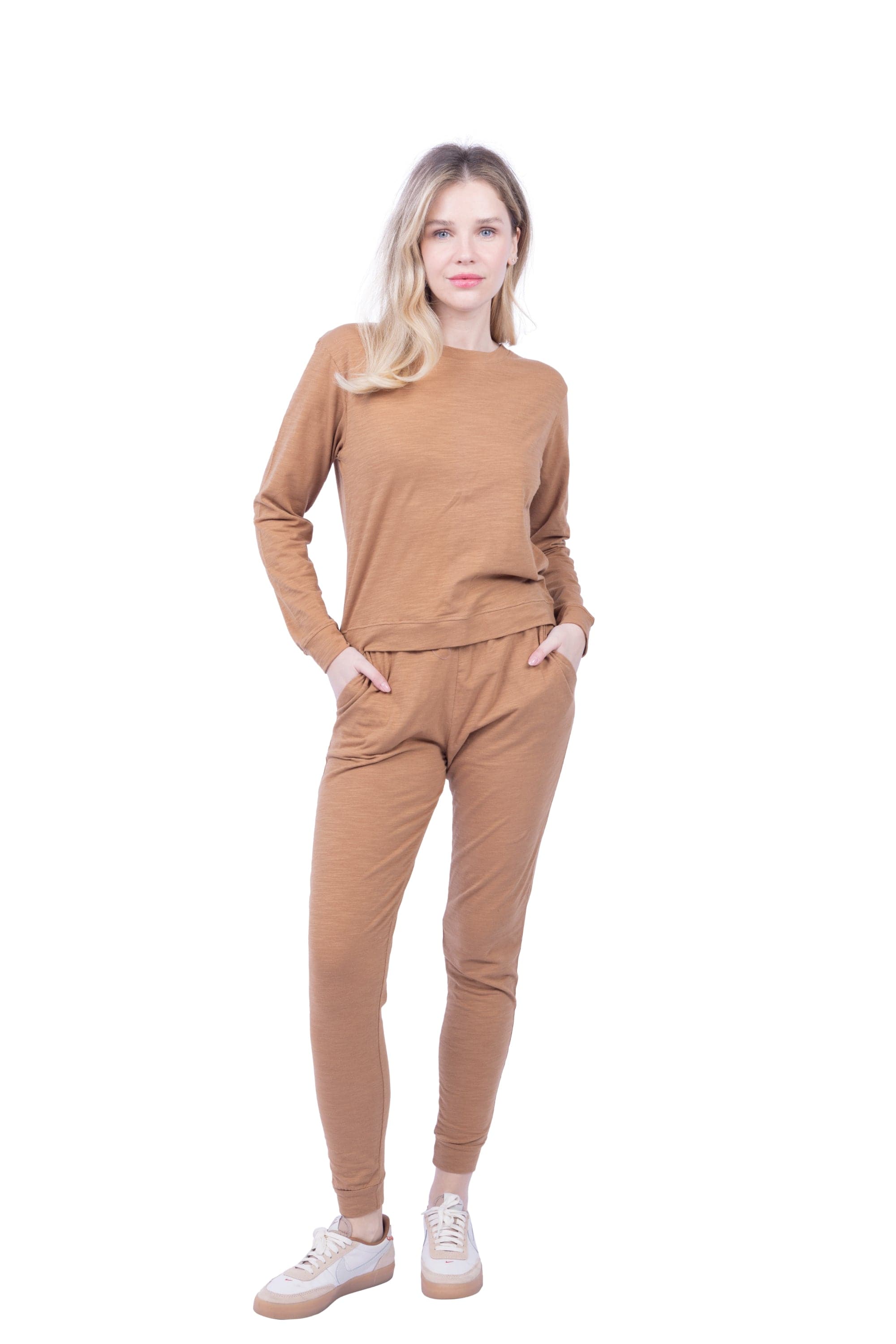 Tegan Organic Cotton Long Sleeve Pullover