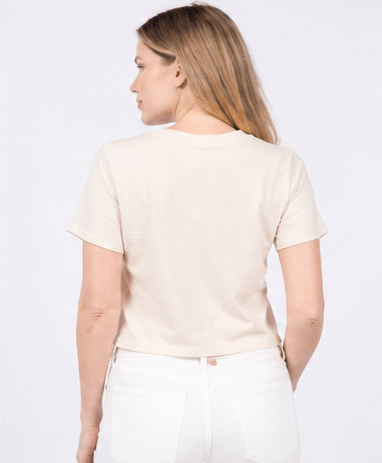 Cropped Everyday Organic Cotton Tee - Shrooms