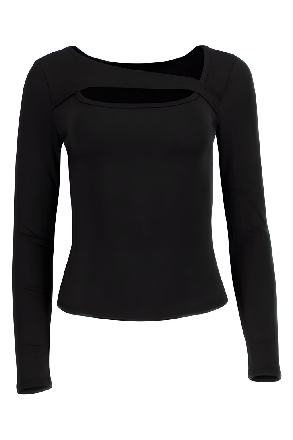 Paige Cotton Long Sleeve Cutout Top