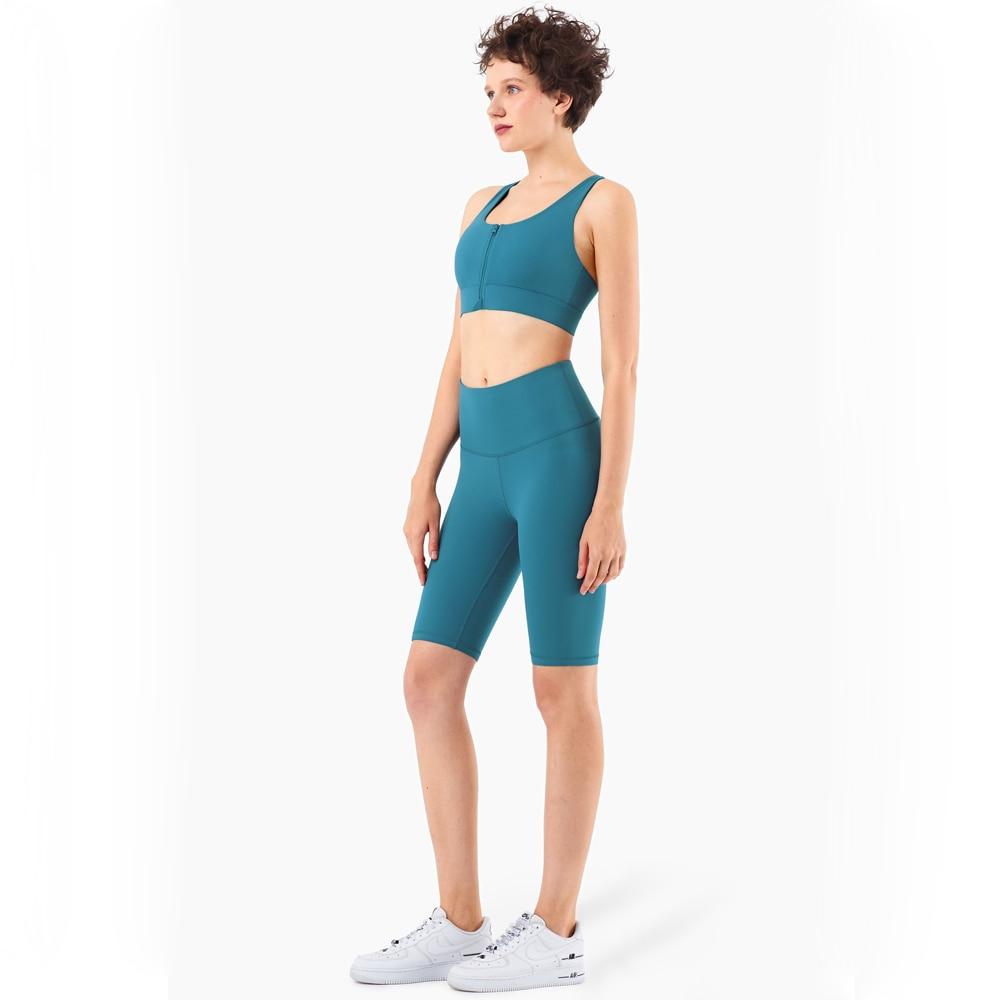 Second Skin Feel Workout Fitness Gym Biker Shorts Women High Waist